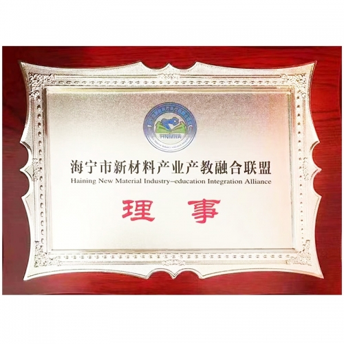 海寧市新材料產業產教融合聯盟 理事